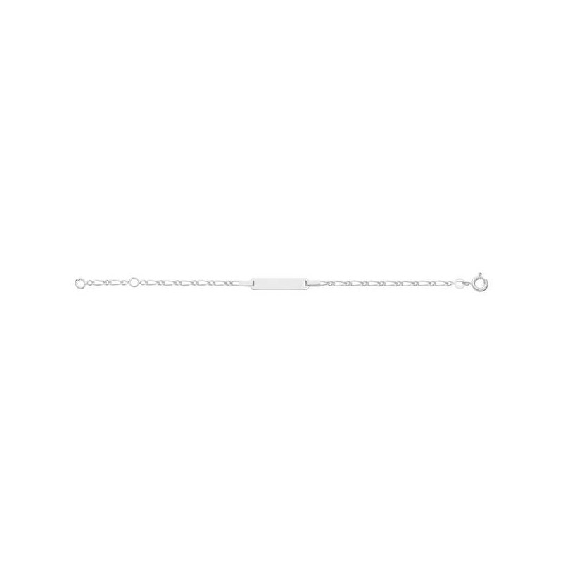 Bracelet  Identite Bebe Alt 1/1 14 Cm 1002772 - Marque Collection Julien D'Orcel  Argent 925/1000 - Couleur Blanc