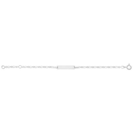 Bracelet  Identite Bebe Alt 1/1 14 Cm 1002772 - Marque Collection Julien D'Orcel  Argent 925/1000 - Couleur Blanc