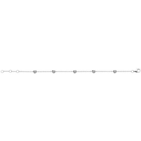 Bracelet  MultiOxydeydes Argent Rhodié
