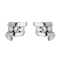 Boucles D'Oreilles  Puces Ondulés