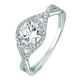 Bague Bijou Collection 1019047 1019047 - Marque Collection Julien D'Orcel  Or 375/1000 - Couleur Blanc Oxydeyde De Zirconium