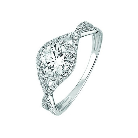 Bague Bijou Collection 1019047 1019047 - Marque Collection Julien D'Orcel  Or 375/1000 - Couleur Blanc Oxydeyde De Zirconium