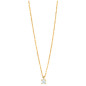 Collier Solitaire Diamant 0,05 Ct Or Jaune 9K 1008257 - Marque Collection Julien D'Orcel  Or 375/1000 - Couleur Jaune - Diamant