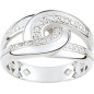 Bague Diamant 0.05 Gris Or375
