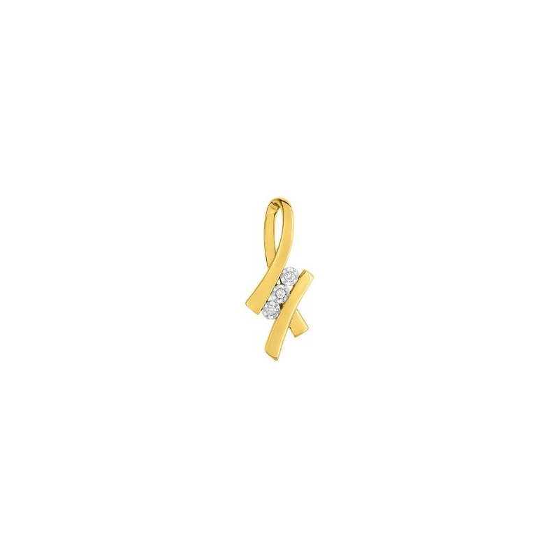 Pendentif Trilogy Diamants 0,03 Ct