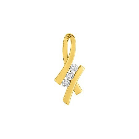 Pendentif Trilogy Diamants 0,03 Ct