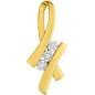 Pendentif Trilogy Diamants 0,03 Ct