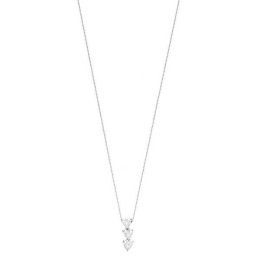 Collier 3 Coeurs Multi Oxydeydes 1006393 - Marque Collection Julien D'Orcel  Or 375/1000  Oxydeyde De Zirconium