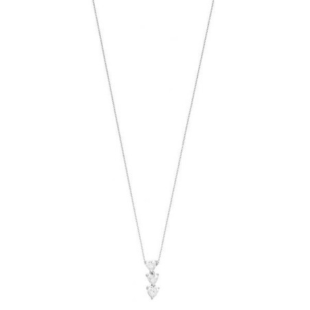 Collier 3 Coeurs Multi Oxydeydes 1006393 - Marque Collection Julien D'Orcel  Or 375/1000  Oxydeyde De Zirconium