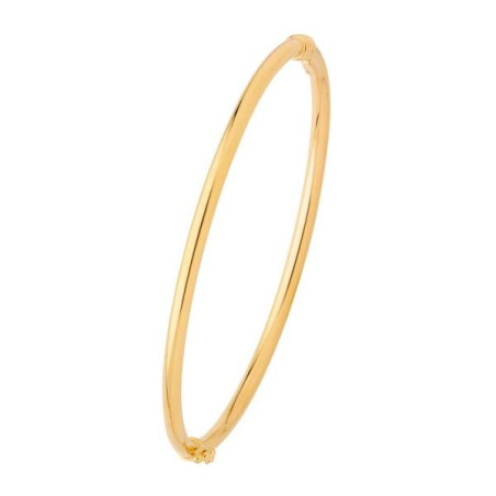Bracelet  Jonc Fil Rond 3 Mm Or Jaune