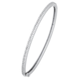 Jonc Ouvrant Argent Oxydeydes