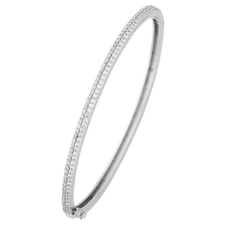 Jonc Ouvrant Argent Oxydeydes