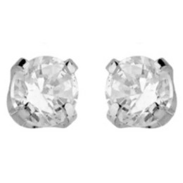 Puces Oxydeyde 3 Mm Or Blanc
