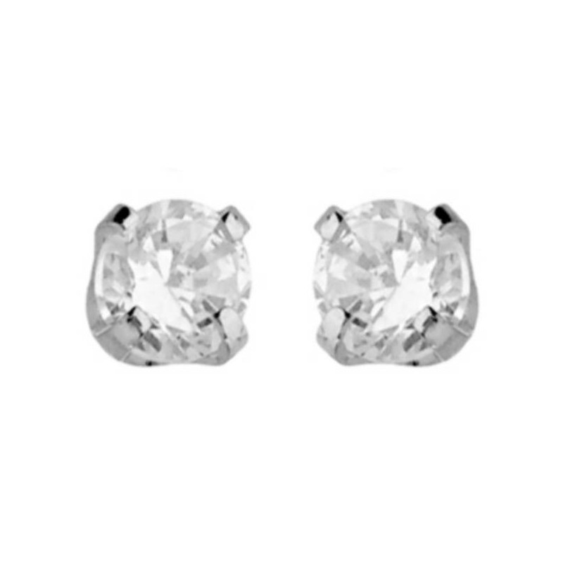 Puces Oxydeyde 3 Mm Or Blanc