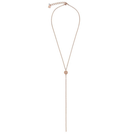 Coeur de Lion - Collier sautoir en acier doré rose - Réf 5000/10-1620