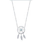 Collier Argent - 1018141 1018141 - Marque Mdd1   - Couleur Blanc Oxydeyde De Zirconium