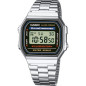 Montre Unisexe CASIO Retro Vintage Digitale Noir Acier Gris - A168WA-1YES Montre Unisexe CASIO Retro Vintage Digitale Noir Acier Gris - A168WA-1YES