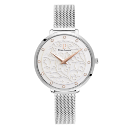 Montre Femme PIERRE LANNIER Eolia Cadran Blanc Motif Milanais - 040J608