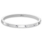 Lotus Style - Bracelet jonc, acier et oxyde de zirconium - Réf LS1846-2/1