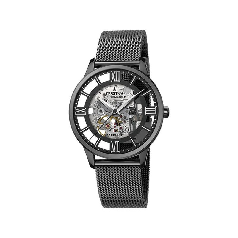 Festina - Montre Homme  Squelette noire - ref F20535/1