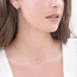 Pendentif Diamants 0.12 Ct Or Gris 9K