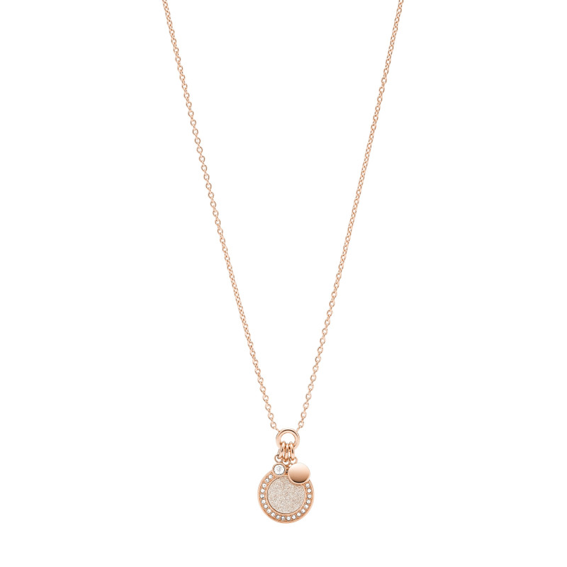 Collier Femme FOSSIL JF03265791 - Collection HOLIDAY GLITZ CLASSICS style Tendance avec acier et