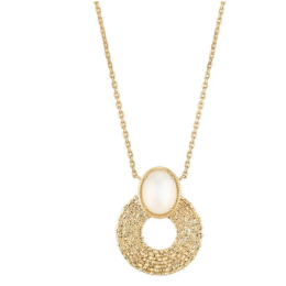 Collier Bijou Collection 1019094 1019094 - Marque Mdd1  Plaqué Or - Couleur Jaune - Pierre De Lune