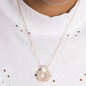 Anamila - Collier Pierre de Lune plaqué or Ref 1019094