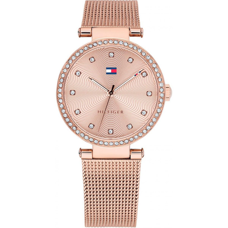 Montre Tommy Hilfiger Lynn Femme - Boitier acier Doré Rose - Bracelet acier Doré Rose