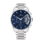 Montre Tommy Hilfiger Baker Homme - Boitier acier argenté - Bracelet  acier argenté
