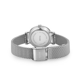 Montre Femme Cluse Boho Chic Petite Swarovski Stones Silver Colour noir CW10502