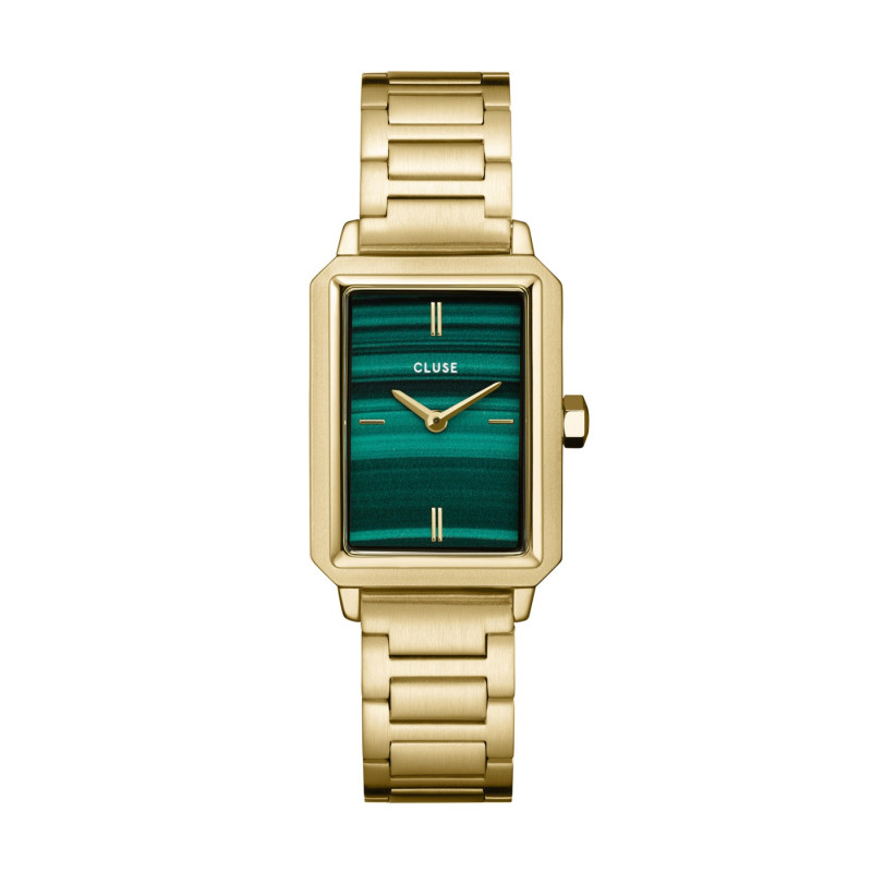 Montre Femme CLUSE Fluette Steel Vert Acier Or - CW11502 Montre Femme CLUSE Fluette Steel Vert Acier Or - CW11502