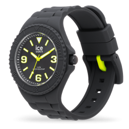 Montre Ice Watch Generation Homme - Boitier Silicone Gunmétal - Bracelet Silicone Anthracite - Réf. 019871