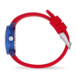 Montre Enfant Ice Watch Cartoon - Boîtier résine Bleu - Bracelet Silicone Rouge - Réf. 018933