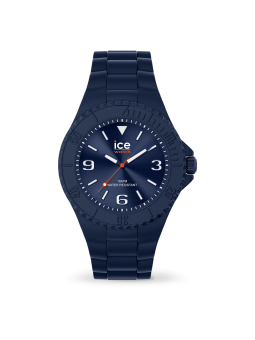 Montre Ice Watch Generation Homme - Boitier Silicone Bleu - Bracelet Silicone Bleu - Réf. 019875