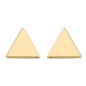 BIJOU COLLECTION - Boucles doreilles triangles or jaune 9 carats Ref 1010336
