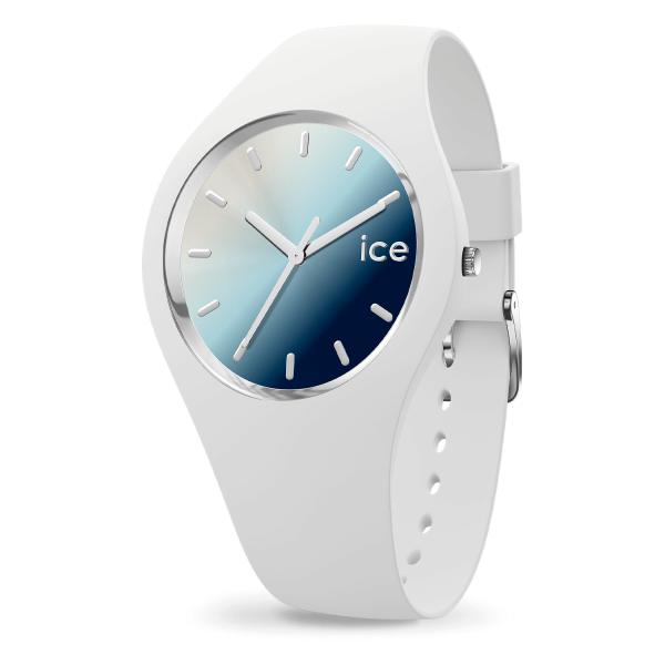 Montre Femme Ice Watch sunset - Marine silver - Medium - 3H - Réf. 020635