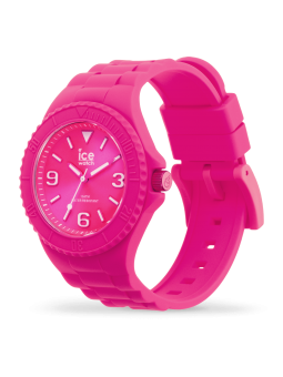 Montre Femme Ice Watch Generation - Boîtier résine Rose - Bracelet Silicone Rose - Réf. 019163