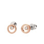 Skagen - Boucles d'oreilles Kariana acier doré rose et zirconium - Réf SKJ0853791