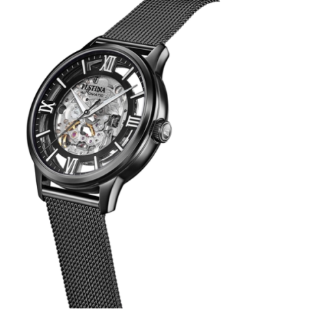 Festina - Montre Homme  Squelette noire - ref F20535/1