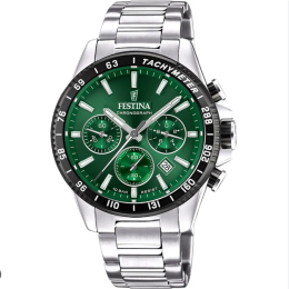 Montre Homme FESTINA Timeless Chrono Vert - F20560/4