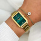 Montre Femme CLUSE Fluette Steel Vert Acier Or - CW11502 Montre Femme CLUSE Fluette Steel Vert Acier Or - CW11502