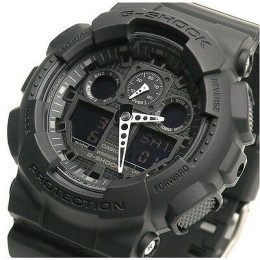 Montre Homme CASIO G-Shock Noir Résine Quartz - GA-100-1A1ER