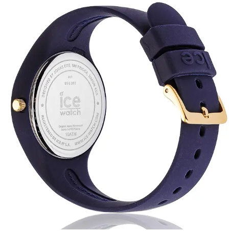 Montre Femme ICE WATCH Cosmos Bleu Doré Silicone S - 016301