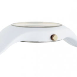 Montre Femme ICE WATCH Ice Glam Silicone Blanc Doré - 014759
