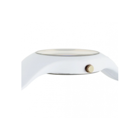 Montre Femme ICE WATCH Ice Glam Silicone Blanc Doré - 014759
