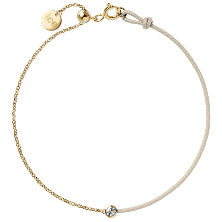 ICE - Jewellery - Diamond bracelet - Chaine et cordon - Beige