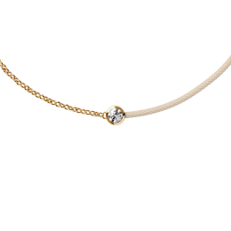 ICE - Jewellery Diamond bracelet Chaine et cordon Beige - 021085