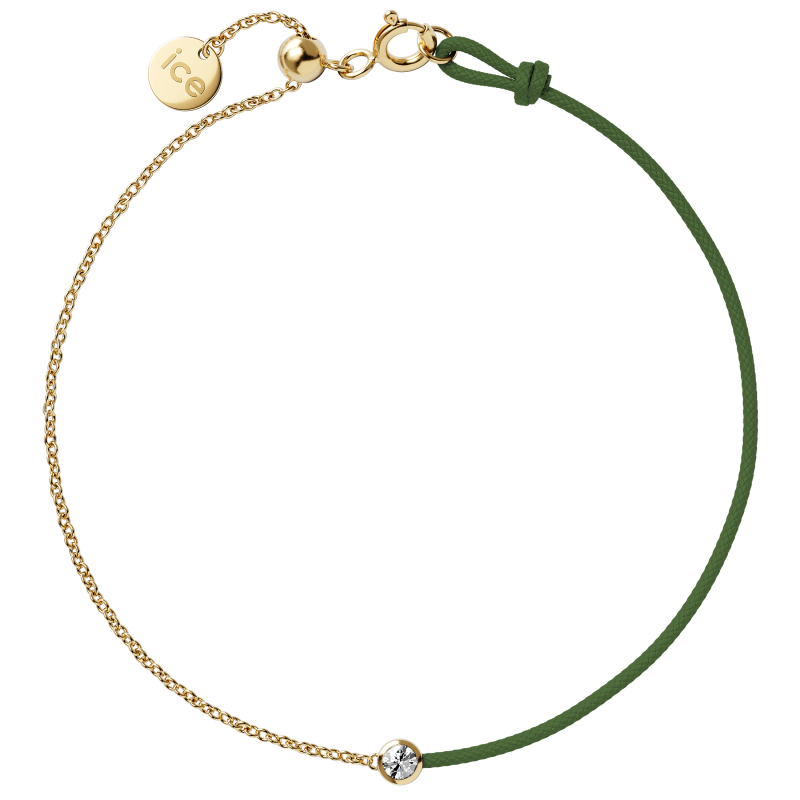 ICE - Jewellery - Diamond bracelet - Chaine et cordon - Khaki