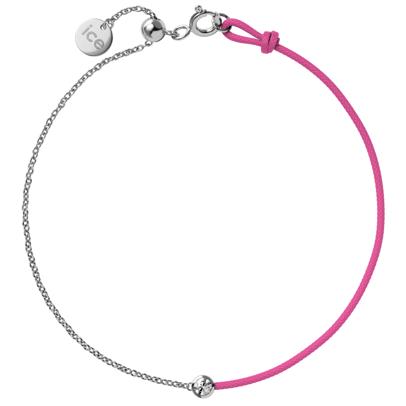 ICE - Jewellery - Diamond bracelet - Chaine et cordon - Pink